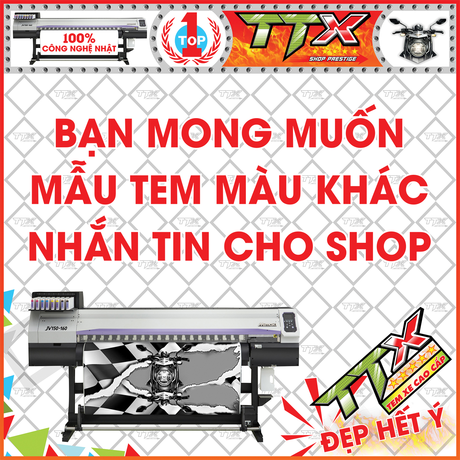 Tem Sấm Sét Dán Xe Sirius Đen Đỏ - In 100% Công Nghệ Nhật - Tự Dán Không Cần Thợ