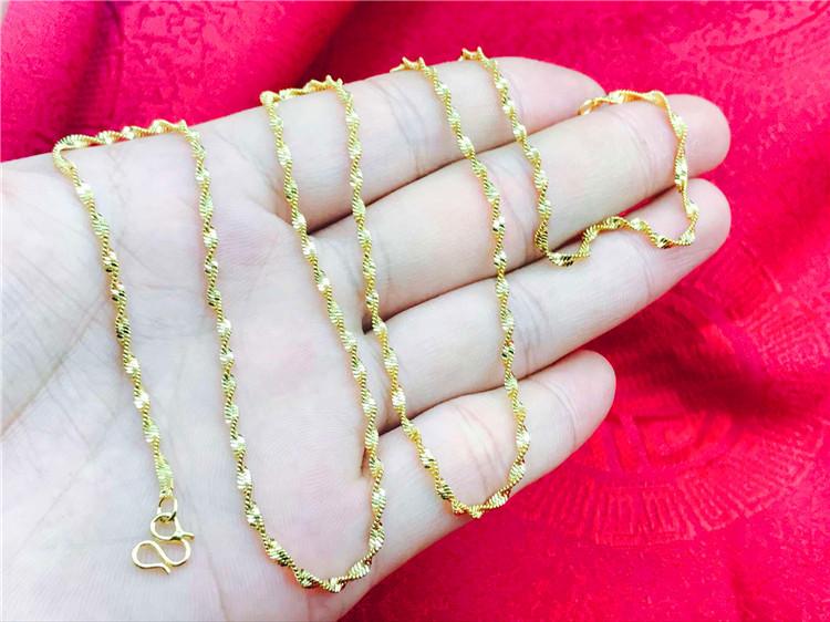 Dây chuyền nữ dạng xoắn cao cấp.