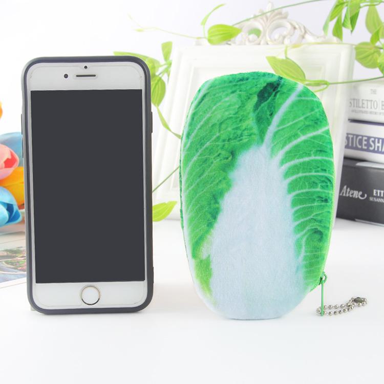 Ví đựng xu hình rau củ 3d