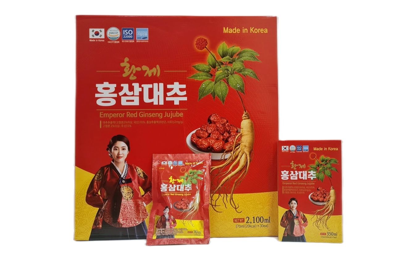Nước Hồng Sâm Táo Đỏ Hàn Quốc/Hộp 30 Gói x