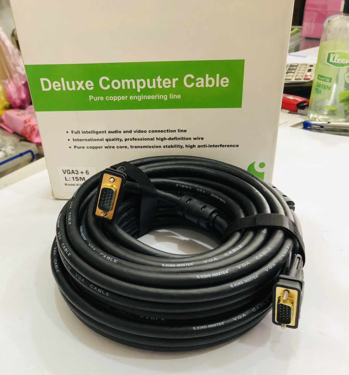 Cáp VGA (3+6) KING-MASTER dài 15m (KV605)