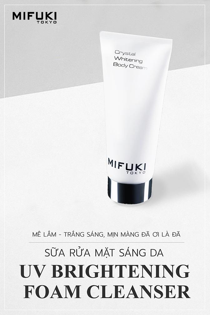 Sample Sữa Rửa Mặt MIFUKI - Uv Brighten Foam Cleanser 5ml