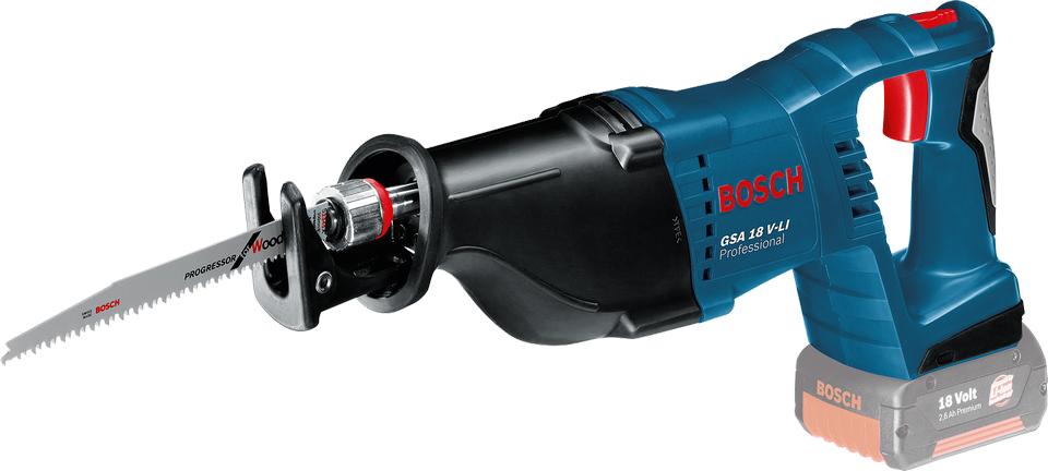 Máy Cưa Kiếm Dùng Pin Bosch GSA 18V-LI Professional + Quà Tặng Áo Mưa