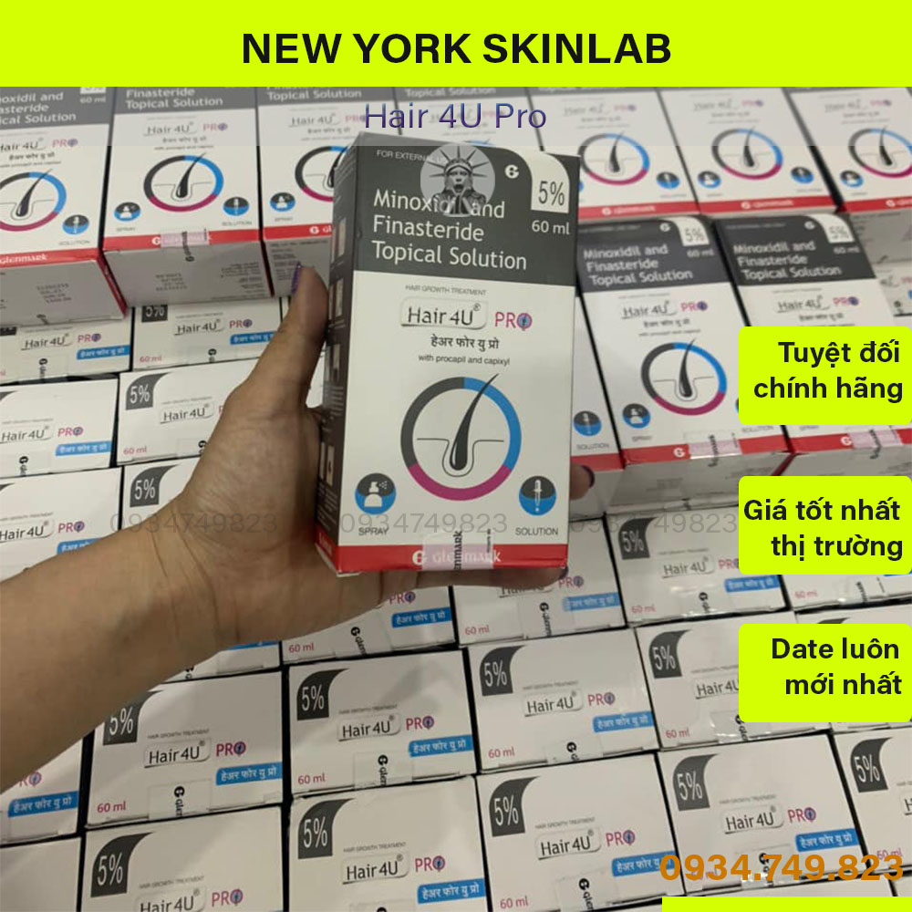 Hair 4U PRO Serum mọc tóc hair4u pro (60ml) 5 Minoxidil Finasteride