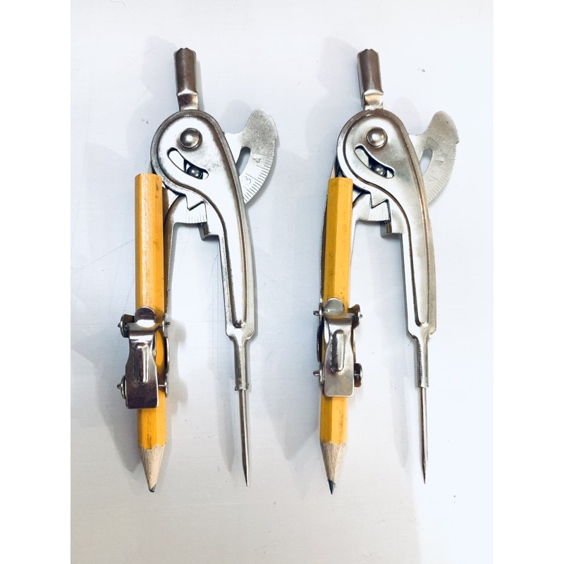 Compa Sắt Kẹp Chì Gỗ No.50001 - 1 Bộ