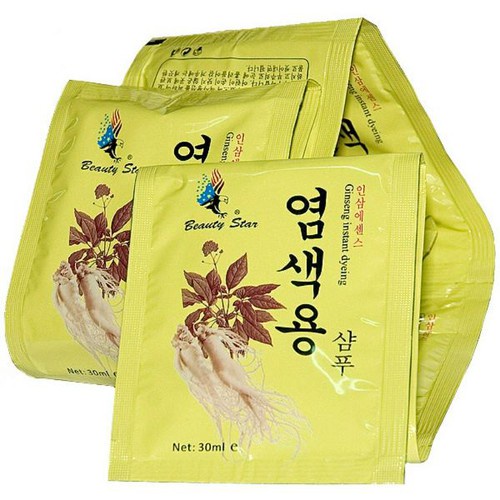 Combo 10 gói dầu gội đen tóc thảo dược beauty star hàn quốc
