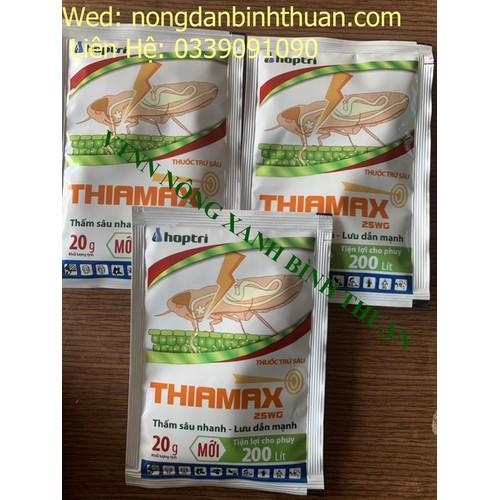 Thiamax 25 WG Gới 20gr Diêt bọ trĩ, Rầy nâu (bộ 3 gói)