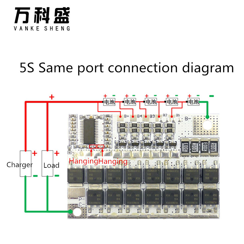 3s/4s/5s Bms 12v 16.8v 21v 100a Li-ion Lmo Ternary Lithium Battery Protection Circuit Board Li-polymer LifePo4 Balance Charging Module