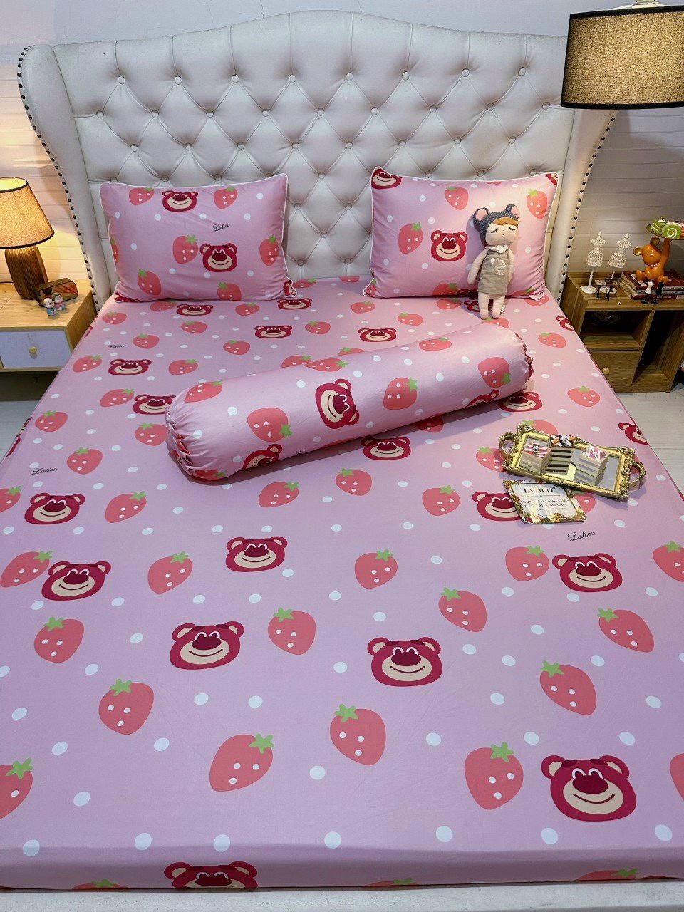 Bộ drap ga thun siêu lạnh lụa chất cực mát