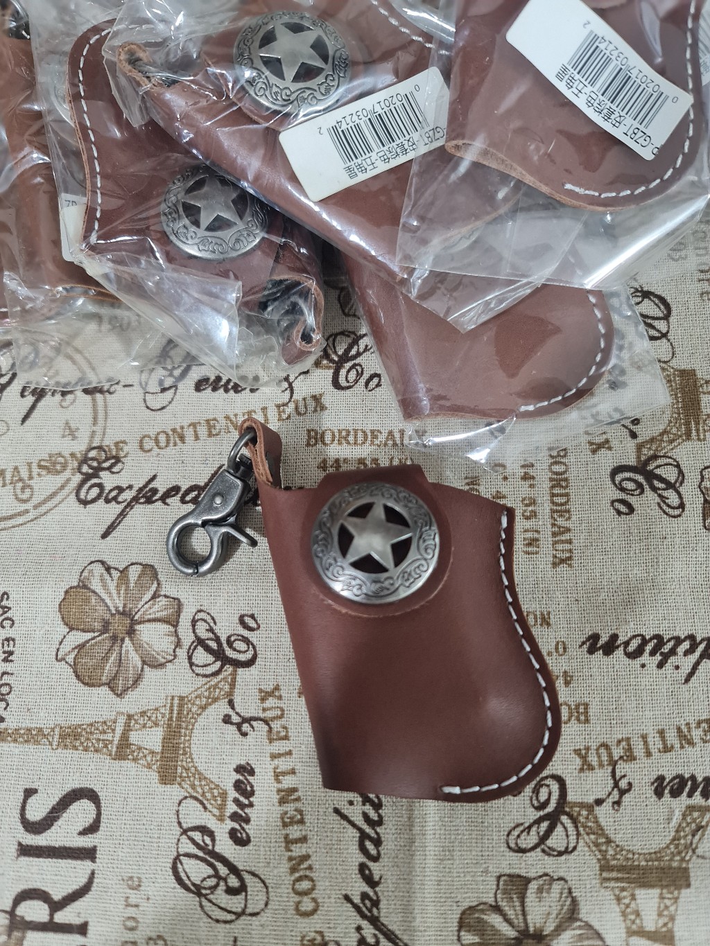 Bao da bật lửa Zippo kèm móc treo