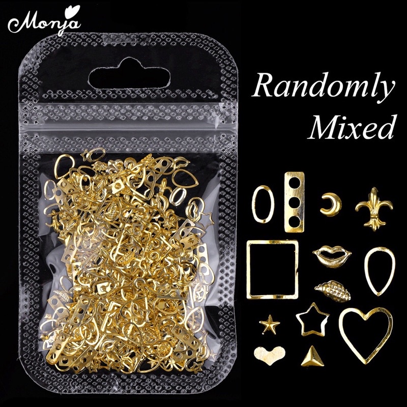 Cham vàng bạc set 200c đính móng mix nhiều mẫu HOT
