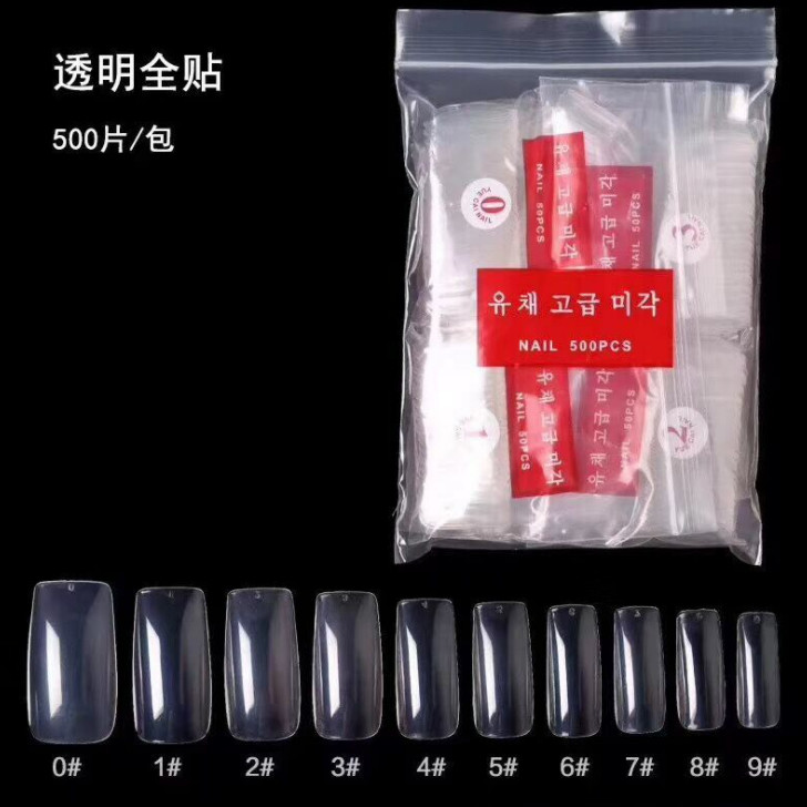 Móng úp tay form hàn 500 móng 10 size