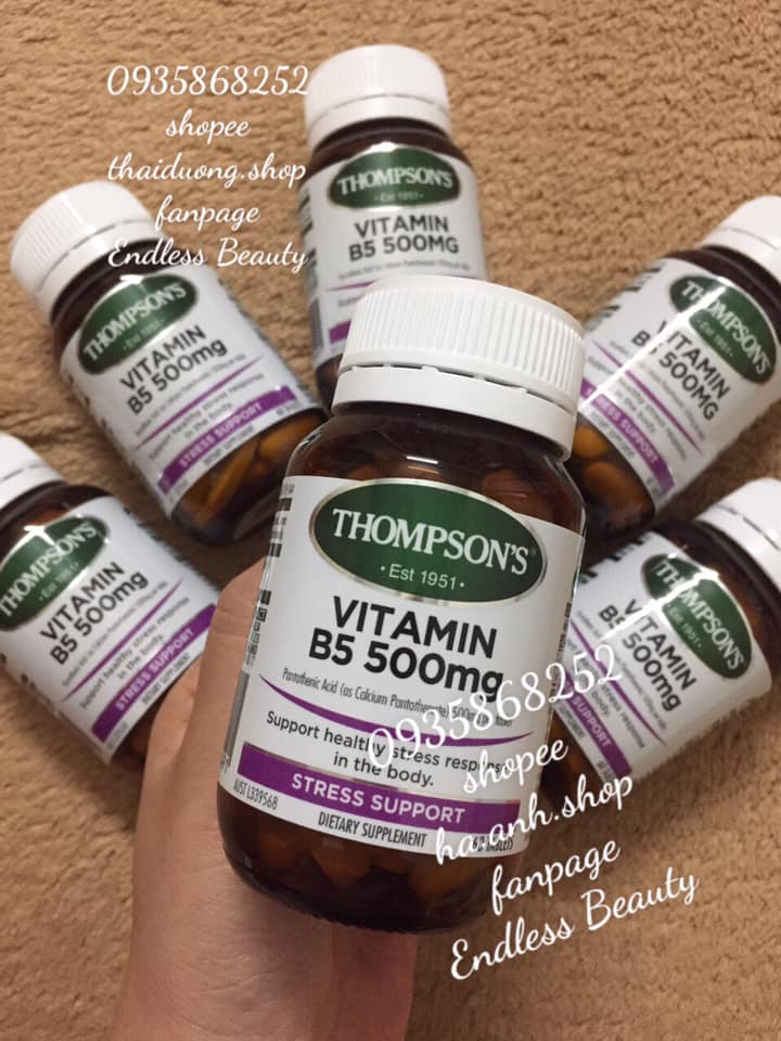 VITAMIN B5 Thompson 500mg 60 viên