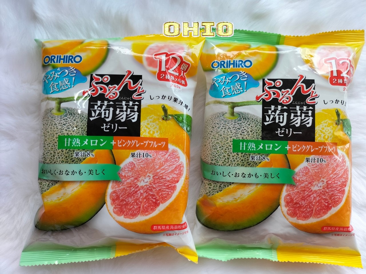 Thạch hoa quả Orihio- Thạch trái cây Nhật Bản (20g x 12)