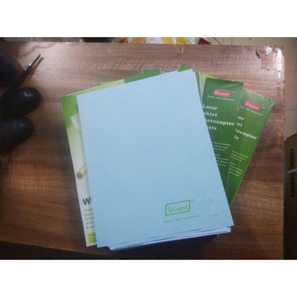 100 Tờ A4 Giấy Dán Nhãn (Decal)