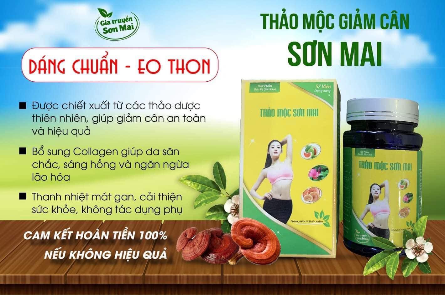 [Giá Gốc] Thảo Dược Giảm Cân Sơn Mai Giảm 5-9kg