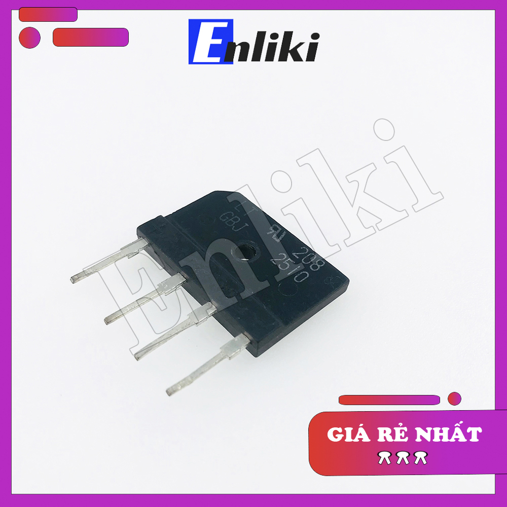 Diode Cầu 25A 1000V GBJ2510 (Tháo Máy)