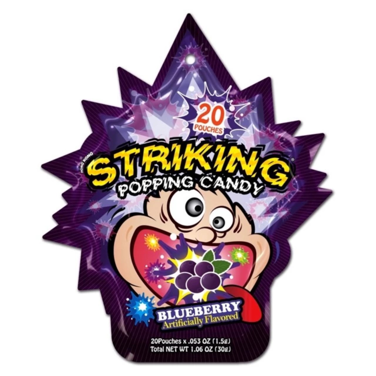 [hottrend] Kẹo Nổ Striking Lollipop Hong Kong Popping Candy Vị Trái Cây Siêu Ngon [khuyến mãi hot]