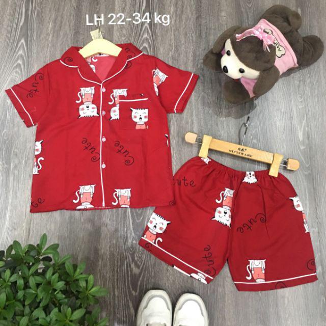 Bộ Pizama Cho Bé 22-34Kg