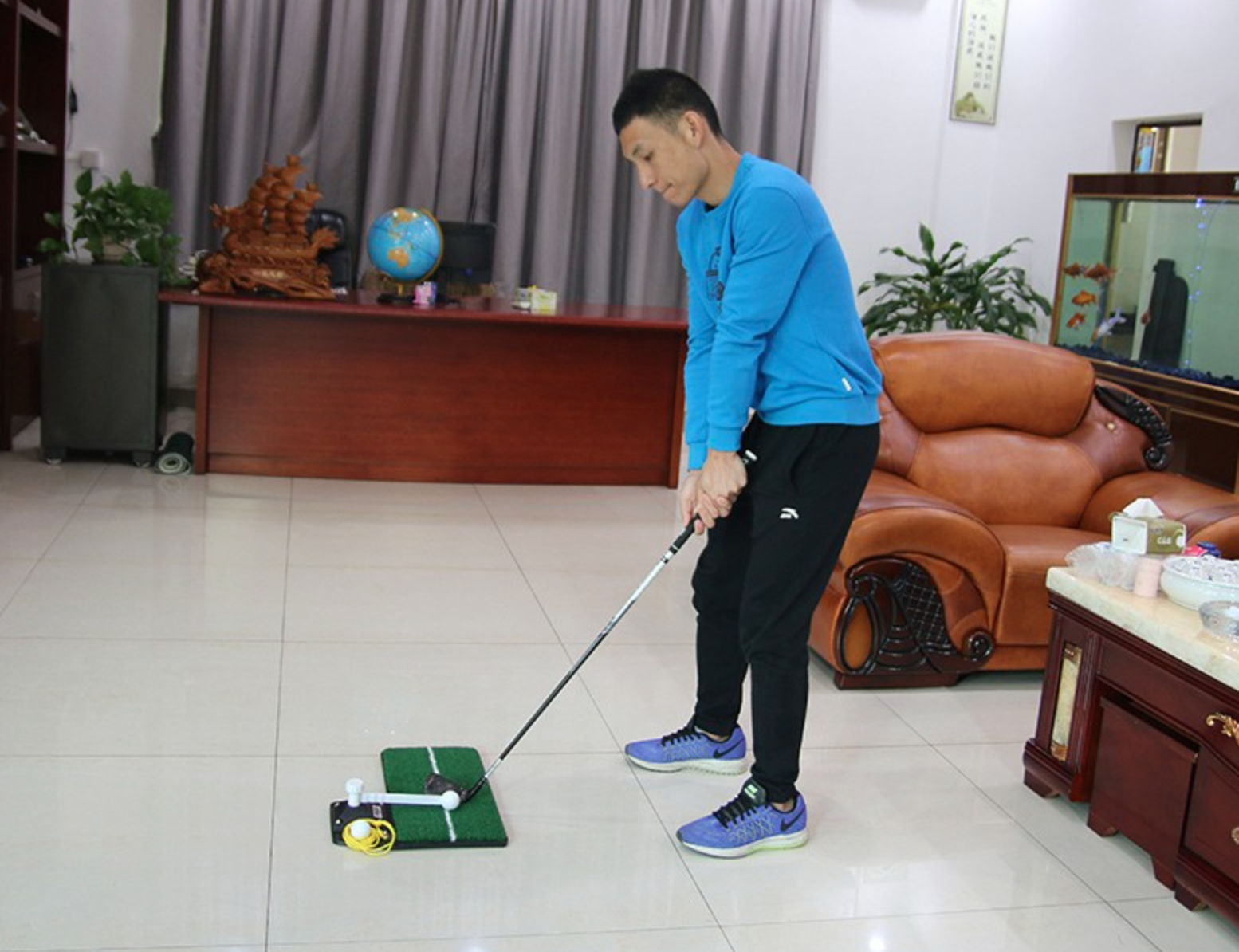 Thảm tập golf swing green power Sportgo.