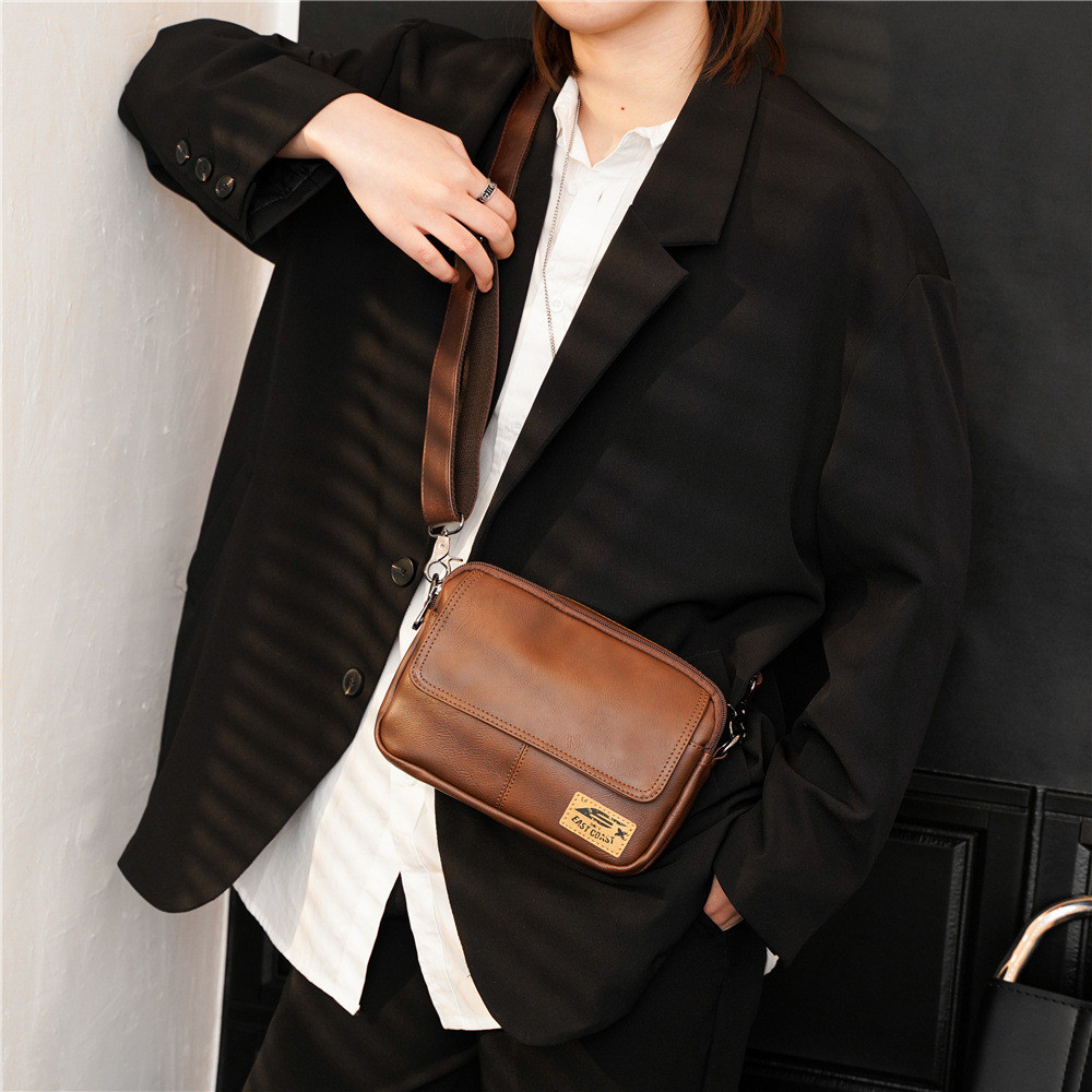 Túi Đeo Chéo Nam Unisex Kiểu Dáng Bassic