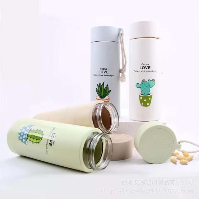 Bình đựng nước giữ nhiệt hình xương rồng