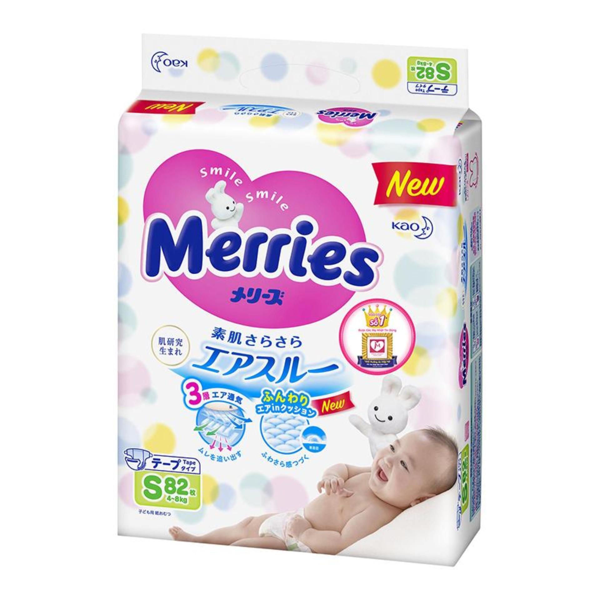 Tã giấy dán Merries S82
