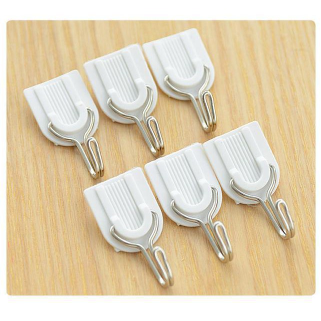 Vỉ 6 móc dính treo đồ tiện dụng 1255