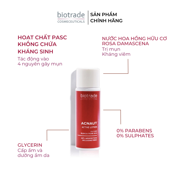 Chấm Mụn Biotrade Acnaut Active Lotion 15ml