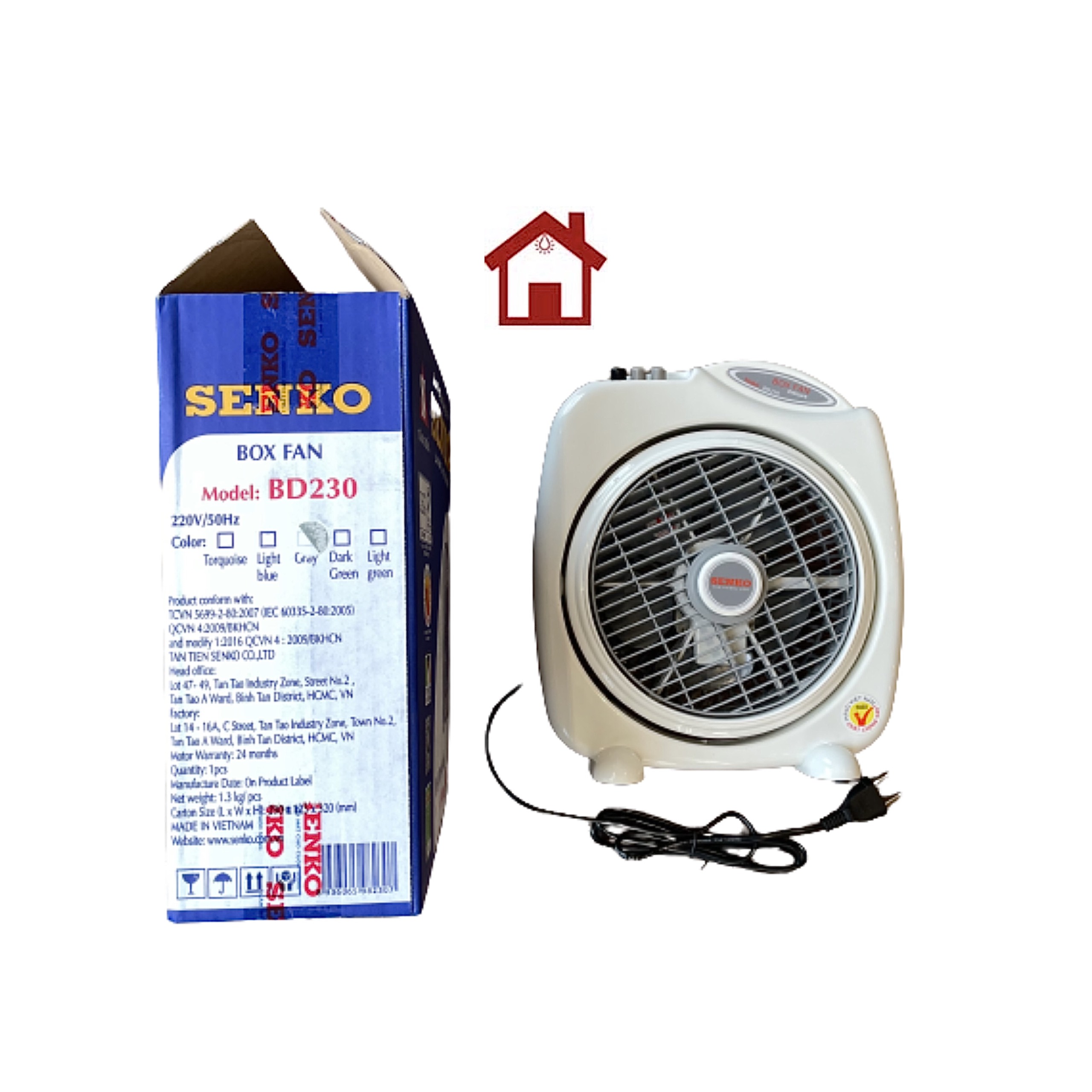 Quạt hộp mini Senko BD230
