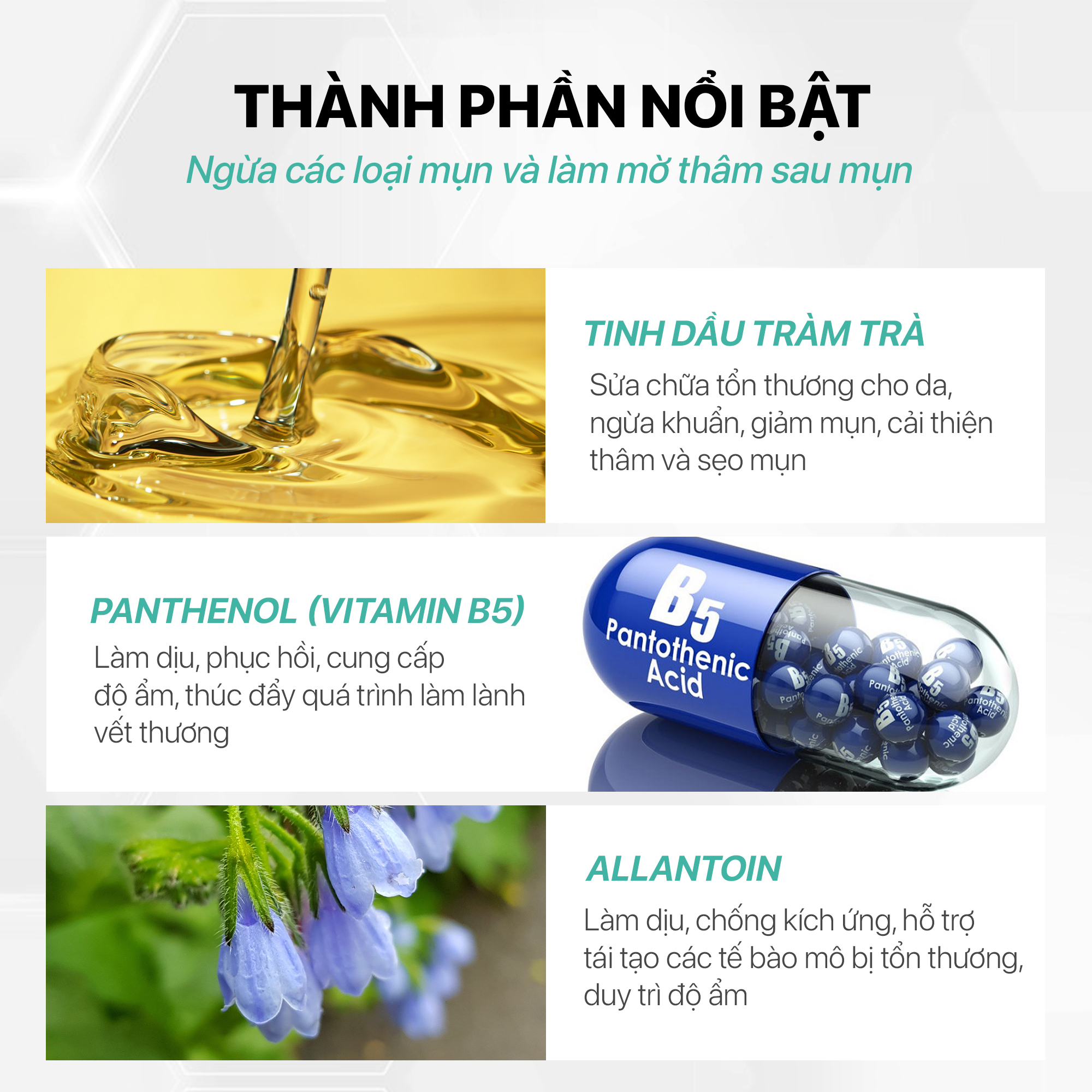 [Sạch mụn ẩn, mờ thâm mụn] Kem dưỡng da mụn trà nghệ GUO 30g