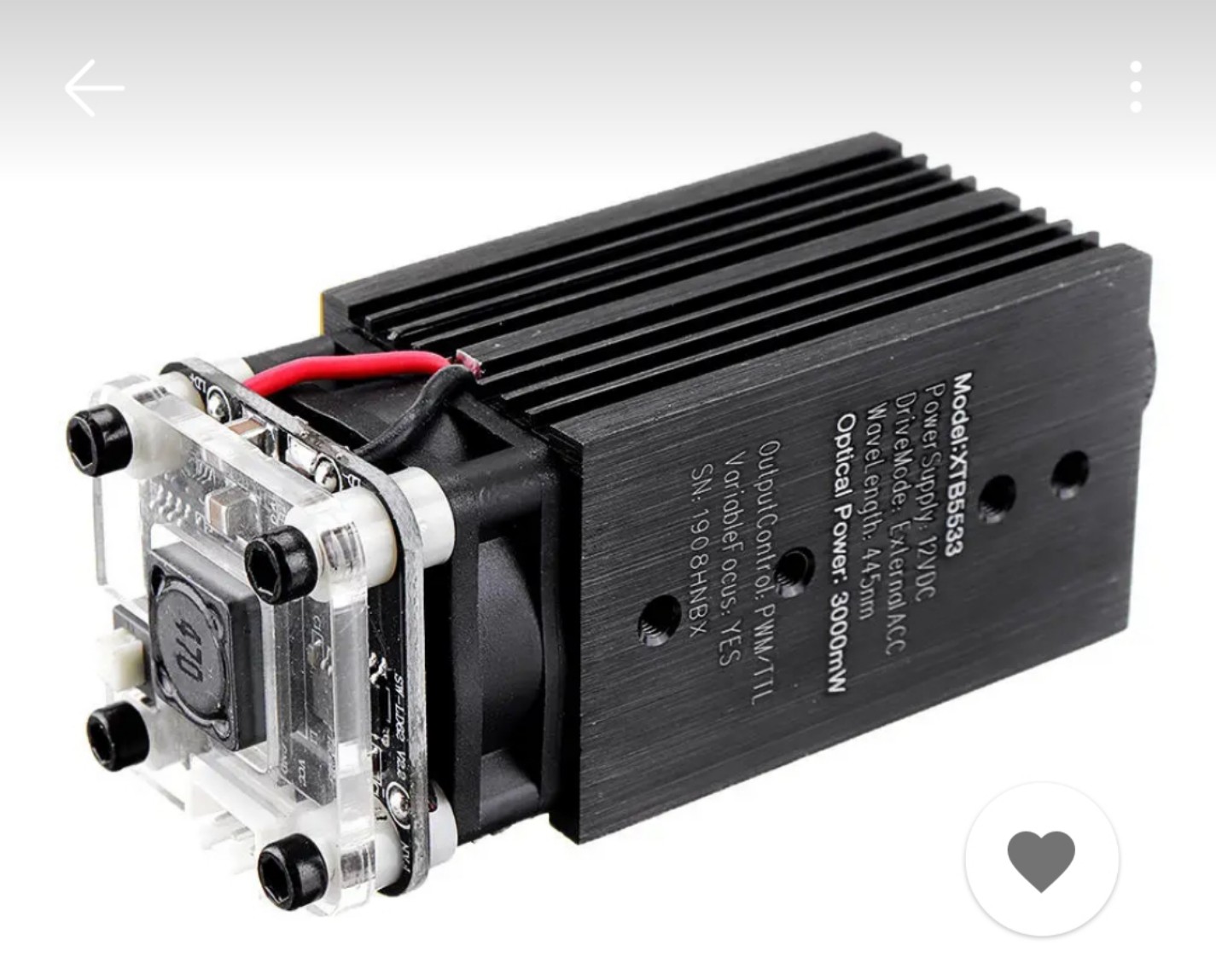 ĐẦU KHẮC LAZER 500mW