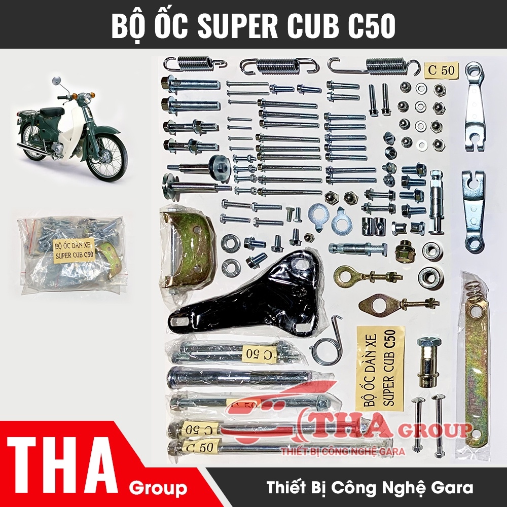 Full Bộ Ốc Dàn Xe SUPER CUP C50