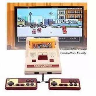 Máy game 4 nút fc compact tặng 1 băng game 500 trò không trùng, có mario, kage