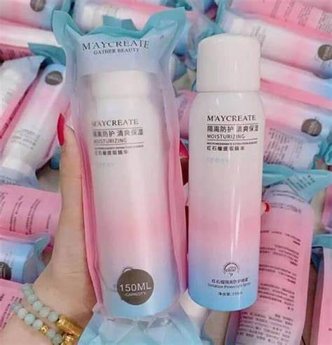 Xịt Chống Nắng Dưỡng Trắng Da MayCreate Moisturizing -150ml