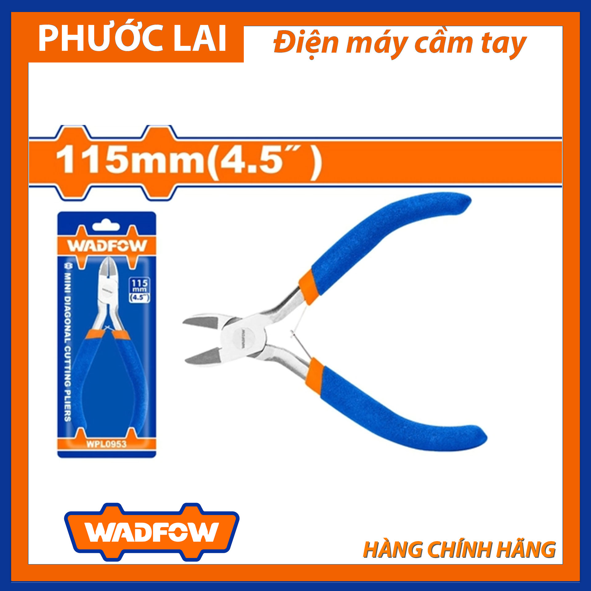 Kềm cắt mini 4.5" wadfow wpl0953