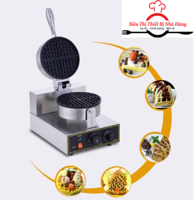 MÁY LÀM BÁNH WAFFLE ĐƠN CAO CẤP