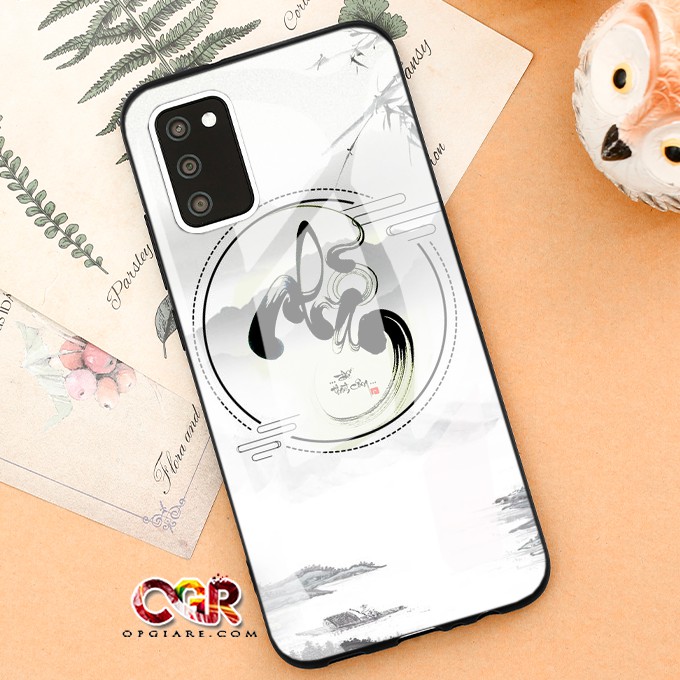 ốp lưng Samsung Galaxy A02s mặt KÍNH CƯỜNG LỰC