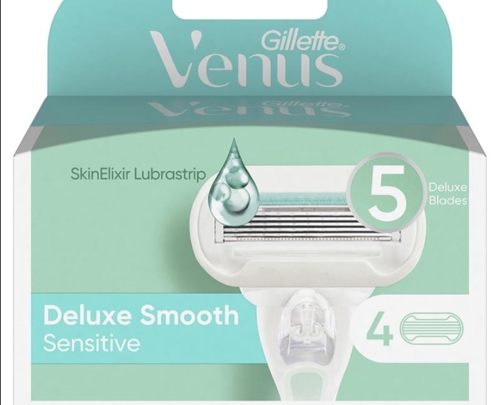 Gillette venus deluxe Smooth Sensitive hộp gồm 4 đầu thay
