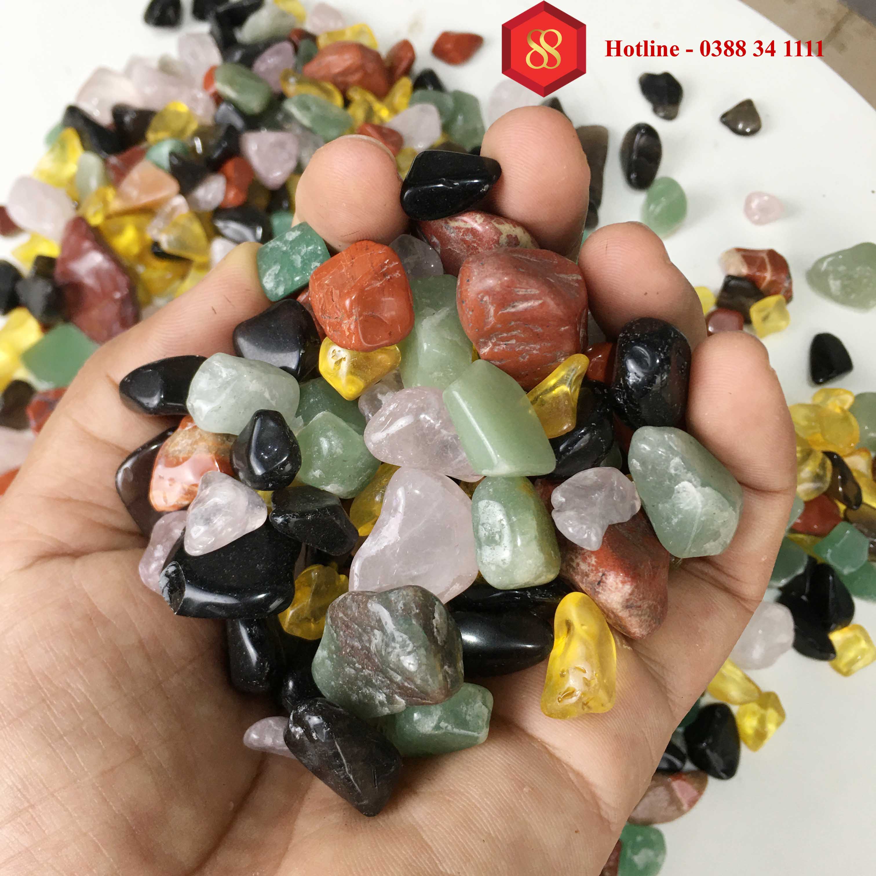 Đá Thạch Anh Vụn Bóng Trấn Trạch Phong Thuỷ
