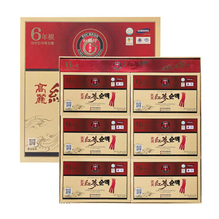 Nước hồng sâm POCHEON 100% Extract Drink (80ml - 30 gói)