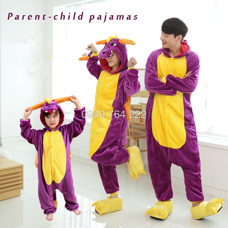 Bộ Đồ Thú Rồng Tím 💜 Bộ Đồ Thú Giá Rẻ
