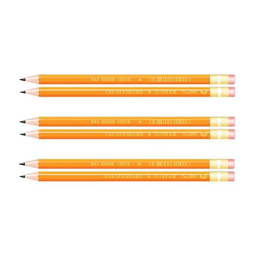 [Lẻ 1 cây] Bút viết chì gỗ Gstar 009 độ đậm 2B phù hợp tập viết