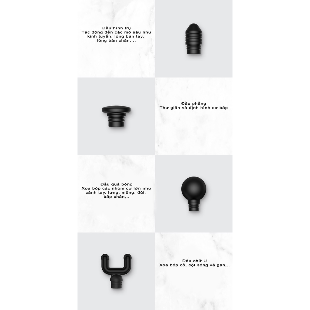 Súng massage cầm tay MERACH Nano Trigger Point