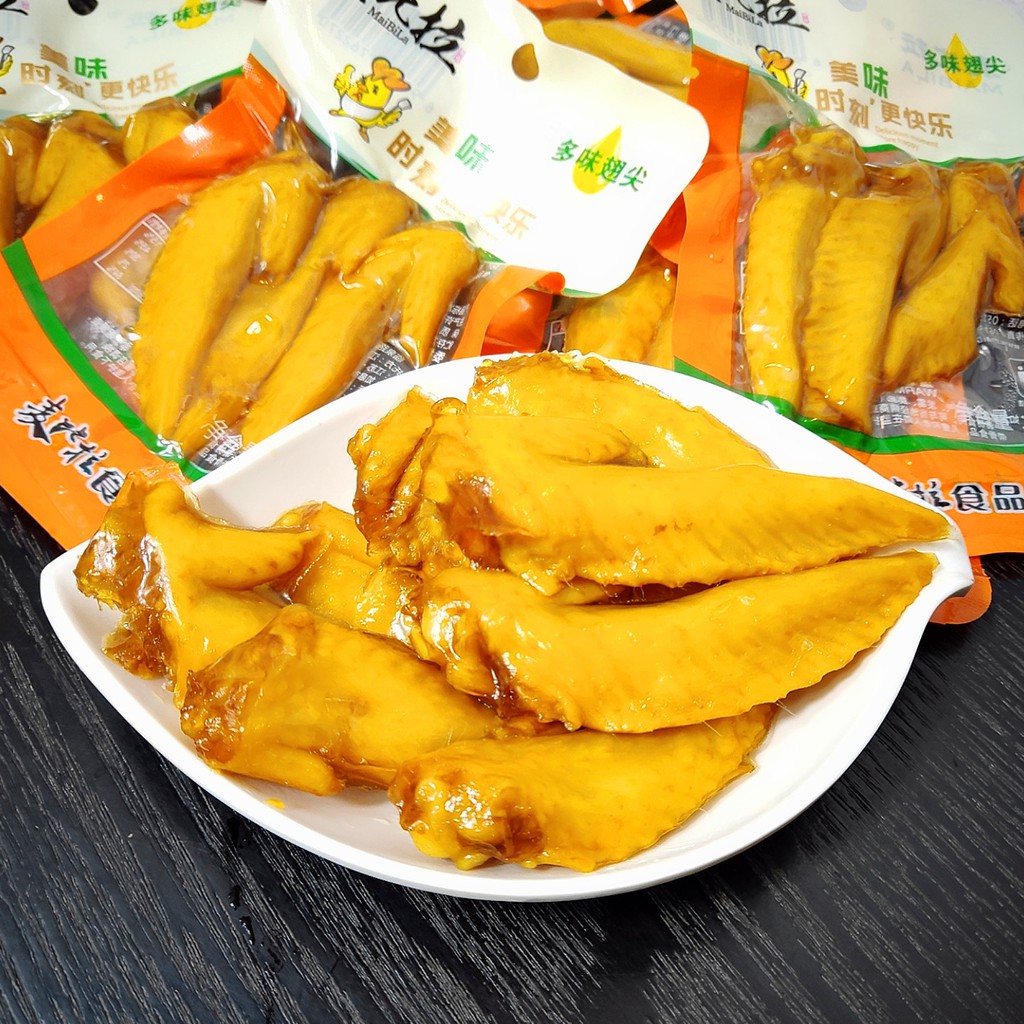 Cánh Gà Nhọn Cay Siêu Ngon - Đầu Cánh Gà Nướng Cay - Bịch 2 Cái - Taiwan Foods