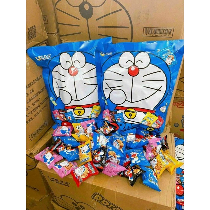 MÃ MỚI SNACK BIM BIM DOREAMON SIÊU TO HOT TREND Tận 30-36 gói nhỏ