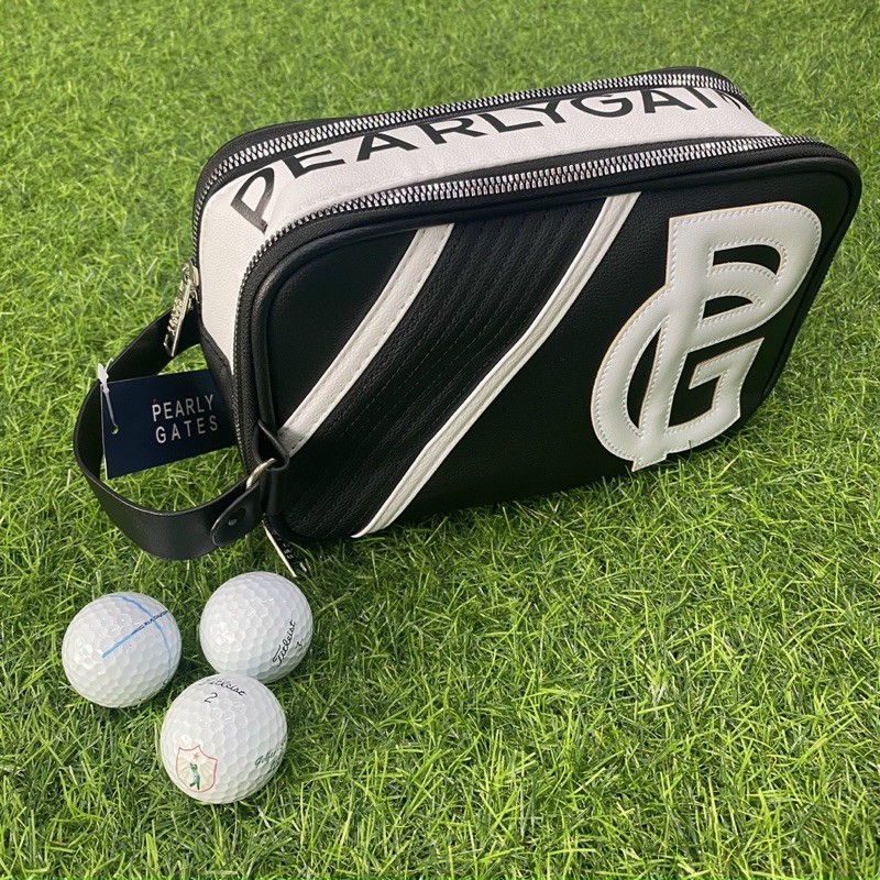 Túi Golf Cầm Tay Pearly Gates Da Pu Cao Cấp Chống Nước Tiện Lợi Đựng Đồ Dùng Cá Nhân Ct012