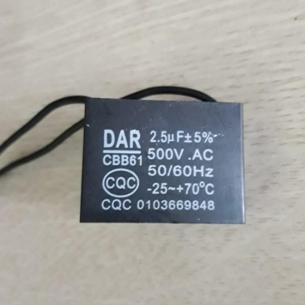 Tụ quạt trần Tụ 2,5uf loại tốt