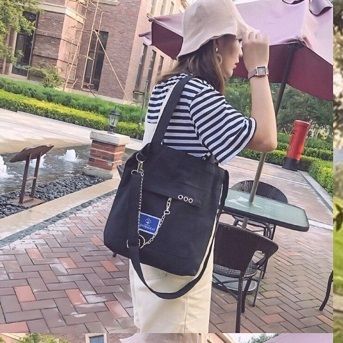 túi tote phối dây xích MS90