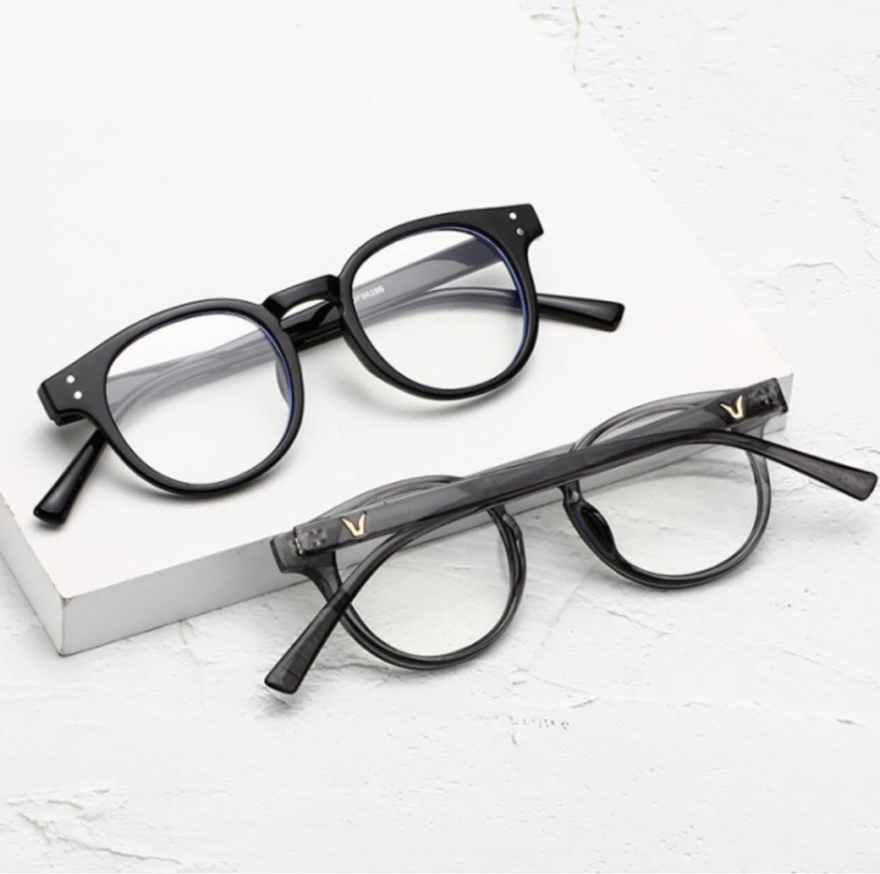 Kính Mắt Tròn Nhỏ Gọng Nhựa Unisex - Đường kính 4,3cm Nhiều Màu